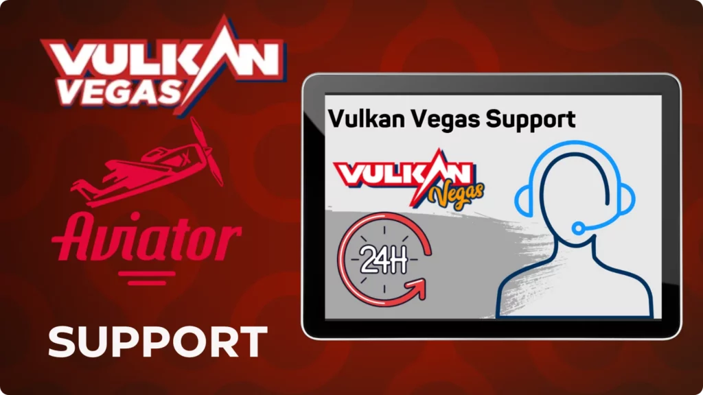 VulkanVegas Aviator support